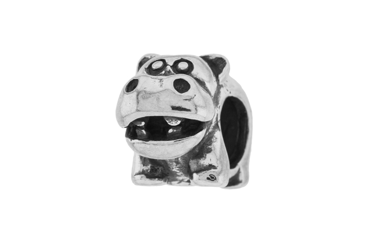 Entrepieza pasante  plata 925 para pulseras 