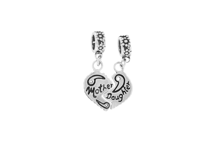 Entrepieza pasante  plata 925 para pulseras 