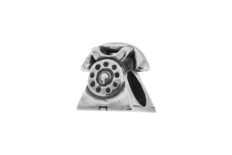 Entrepieza pasante  plata 925 para pulseras 