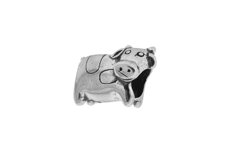 Entrepieza pasante  plata 925 para pulseras 