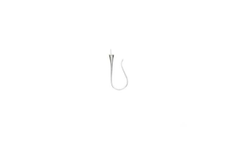 Base plata 925 pendiente gancho campana 4mm perno 