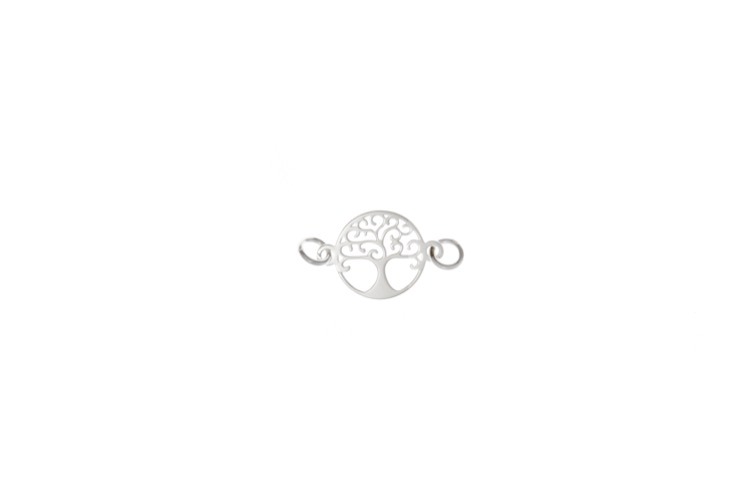 Entrepieza plata 925 arbol de la vida 2 anillas 