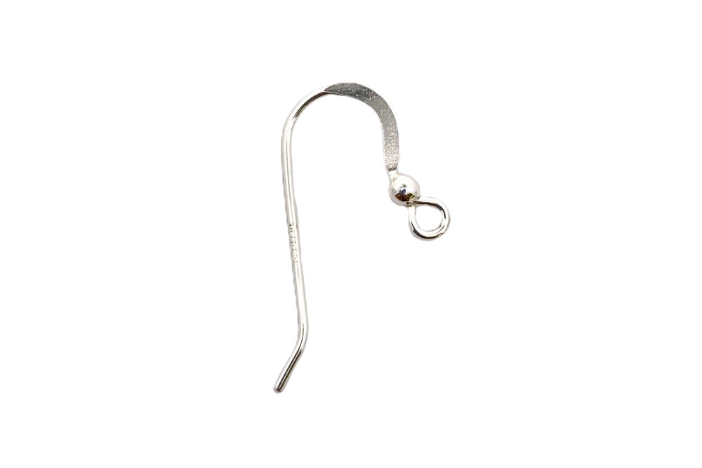 [16275FPL] Sterling silver earring finding