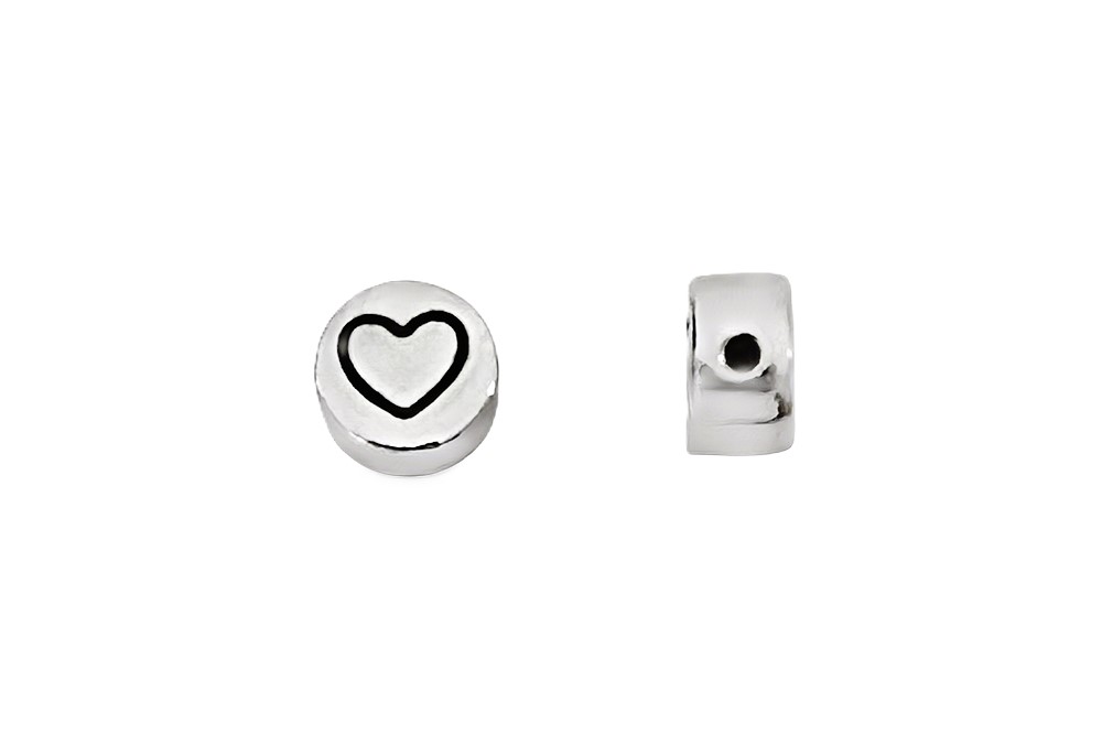 [16885FE060PL] Entrepieza plata 925 corazón