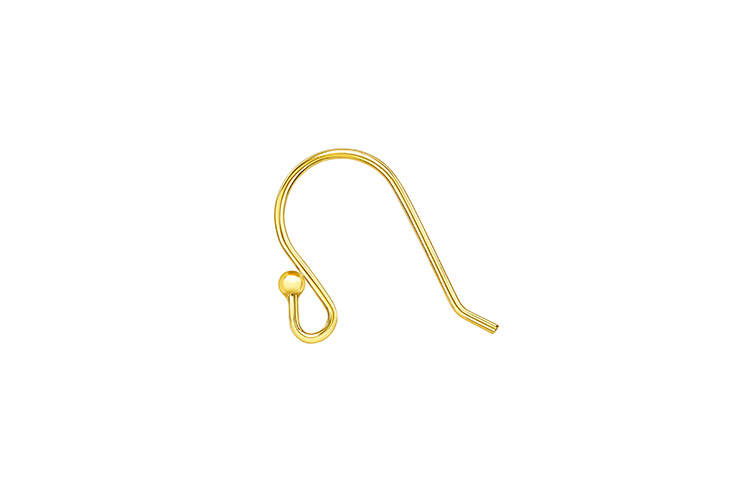 Sterling silver ear wire finding