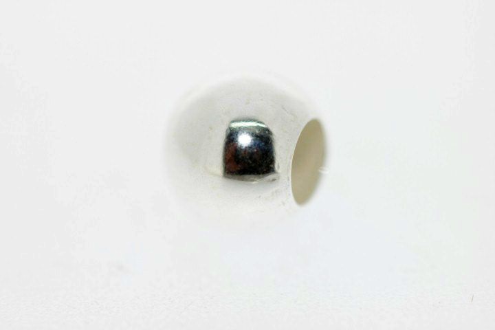 Light shiny beads silver 925 4.00/5.00/6.00/7.00mm (pack of 50)