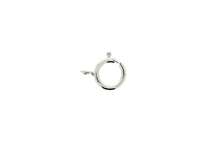 Reasas super light wgt de plata 925 con anilla perpendicular abierta