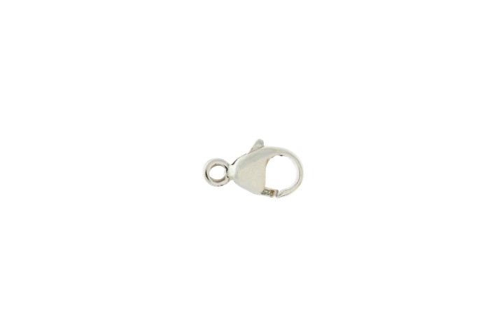 [0469609100PL] Mosquetón redondo con anilla soldada 9.10mm (pack de 20) (Plata)