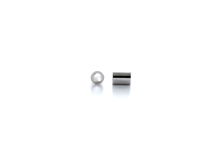 Silver 925 crimp tube 1.50x2.00mmH1.1/2.00x1.50mmH1.6 (pack of 300)