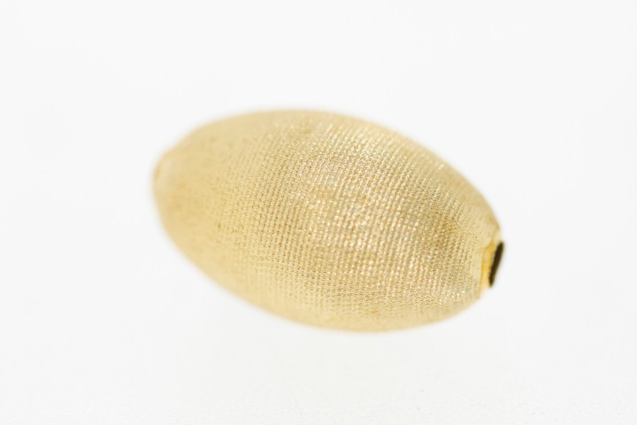 Ovalo plata lisa satinda 5.00mm (pack de 30)