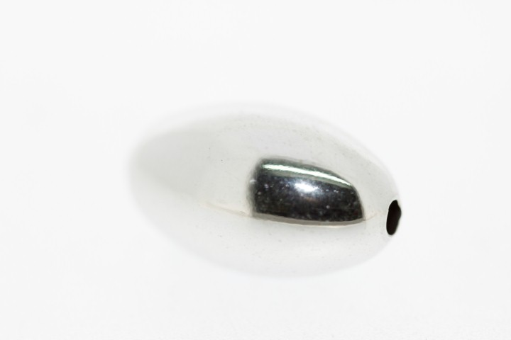 Sterling silver oval finding 10.00mm (pack of 10)
