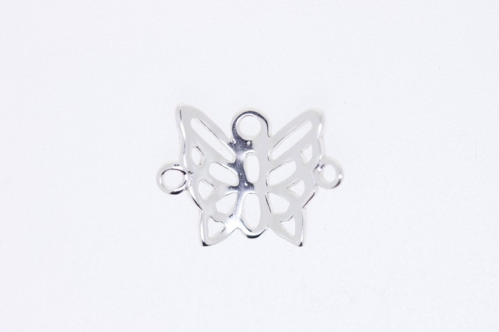 [0570700000PL] Finding butterfly silver 925 with gold plated (Sterling silver)