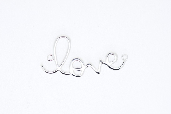 Entrepieza plata 925 love 