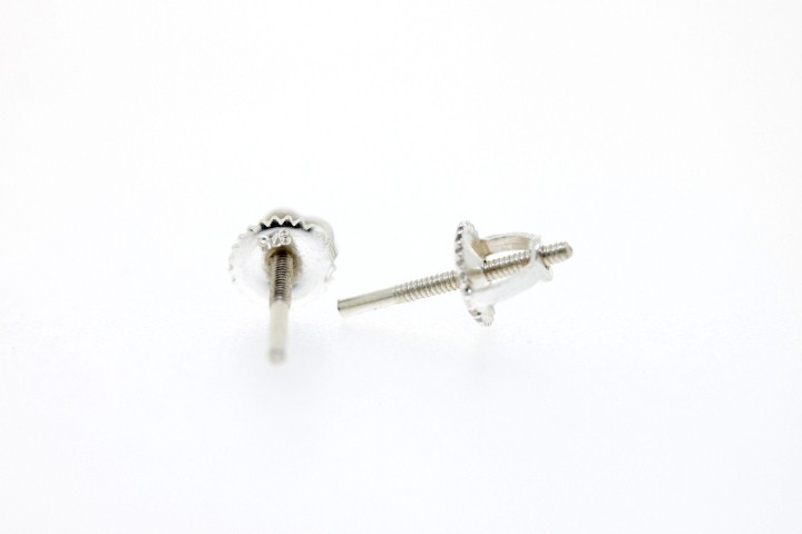 Perno presion a rosca plata 925 