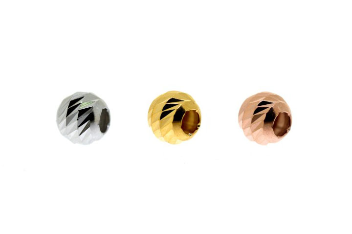 [0601133000PL] Finding balls silver 925 bar cut 2.50/3.00mm (pack de 100) (3.0MM + AGUJERO INT. 1.5MM, Sterling silver)