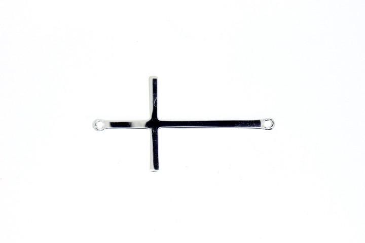[0615700000PL] Silver 925 finding cross (Sterling silver)