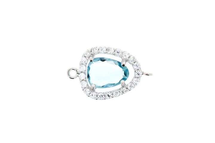 Entrepieza plata 925 cz 