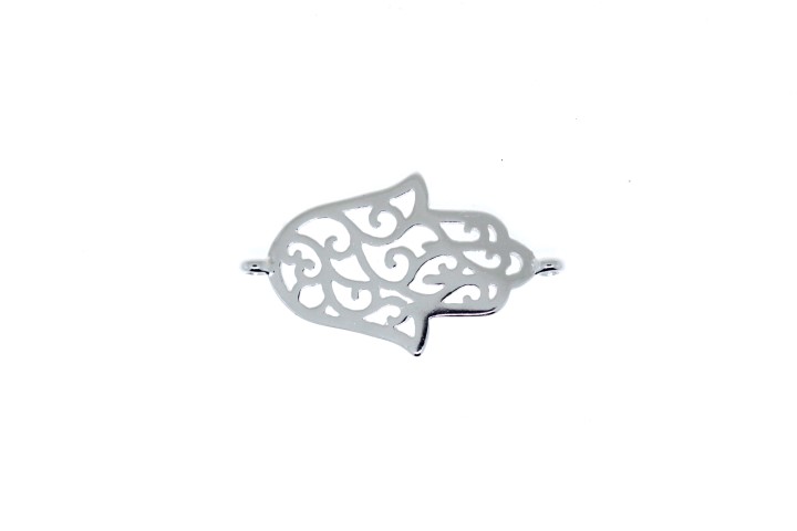 Entrepieza plata 925 la mano de fatima