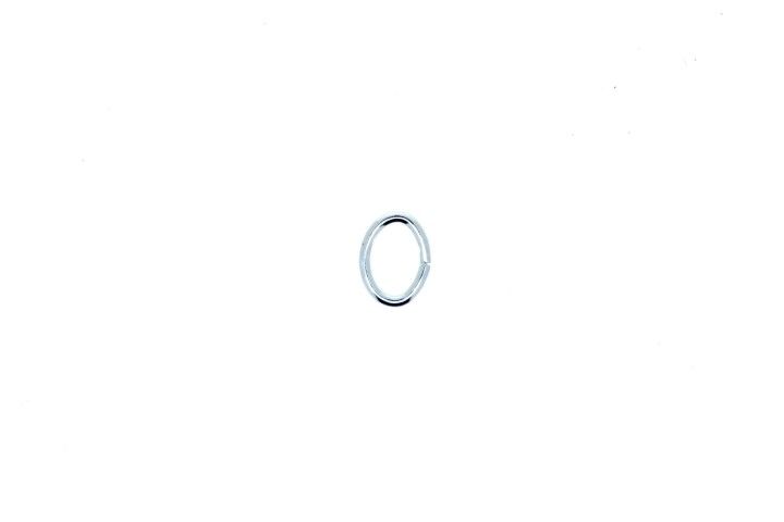 Silver 925 oval open jump rings 0.70/0.80/1.00mm wire (pack of 100)
