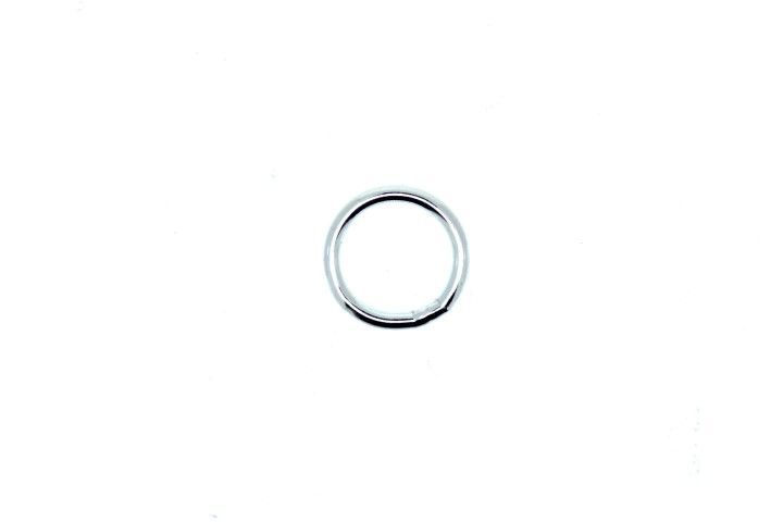 Anilla plata 925 redonda hueca cerrada 8.00mm (pack de 20)