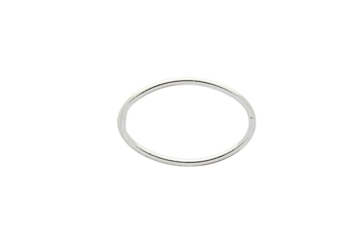 Oval ring silver 925