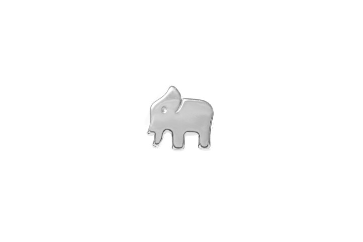[0886800000PL] Silver 925 finding elephant (Sterling silver)