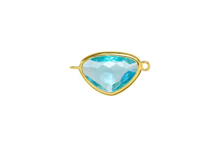[090080002GAQ] Entrepieza plata 925 piedra semipreciosa  (Oro)