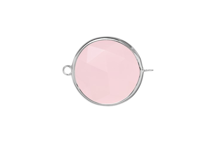 Charm silver 925 semiprecious stone