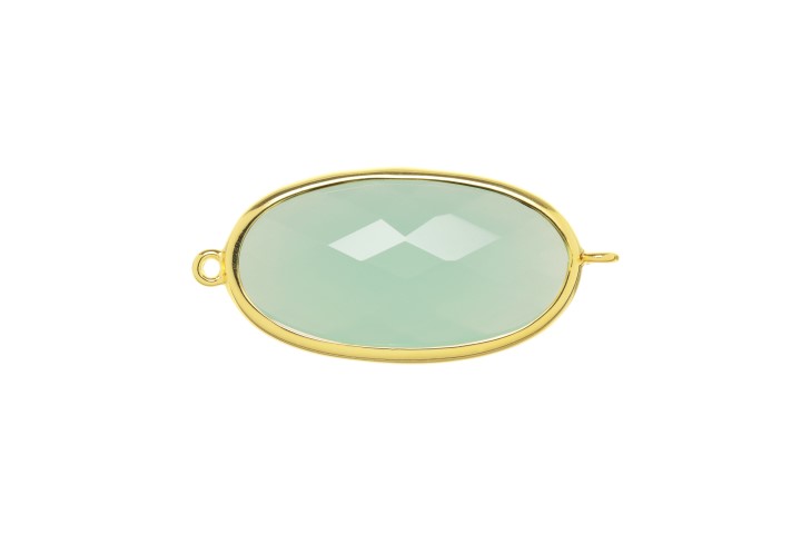 Silver 925  semi precious stone finding