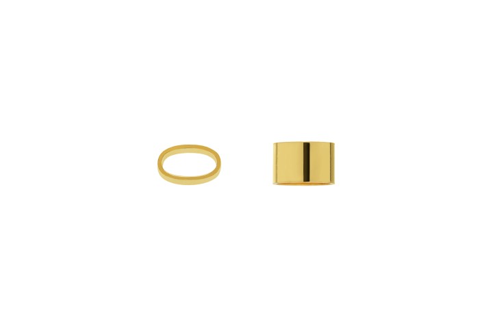 Tubo plata 925 ovalado 5.2mmx3.2mm 