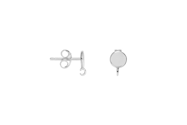 [0909105000PL] Silver 925 earring finding (Sterling silver)