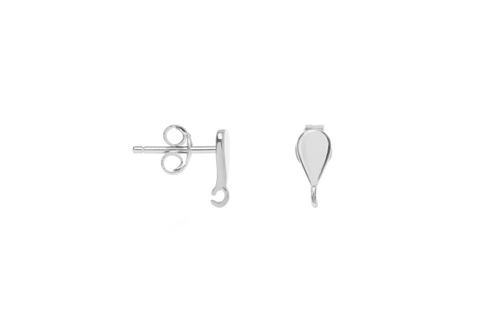 Silver 925 earring finding