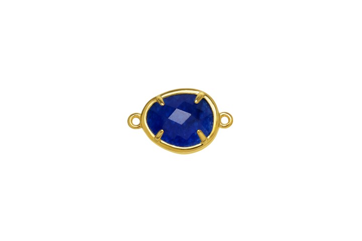 [092680002GZA] Entrepieza plata 925 piedra semi preciosa  (Zafiro)