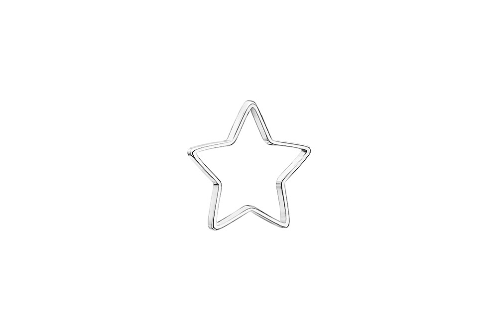 Silver 925 finding star