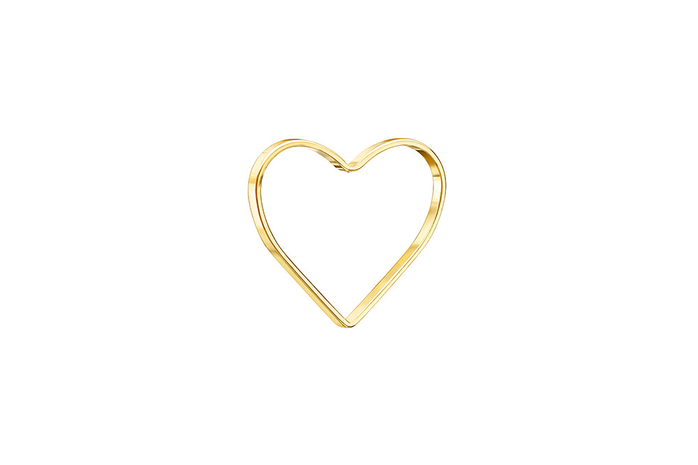 Entrepieza plata 925 corazon 