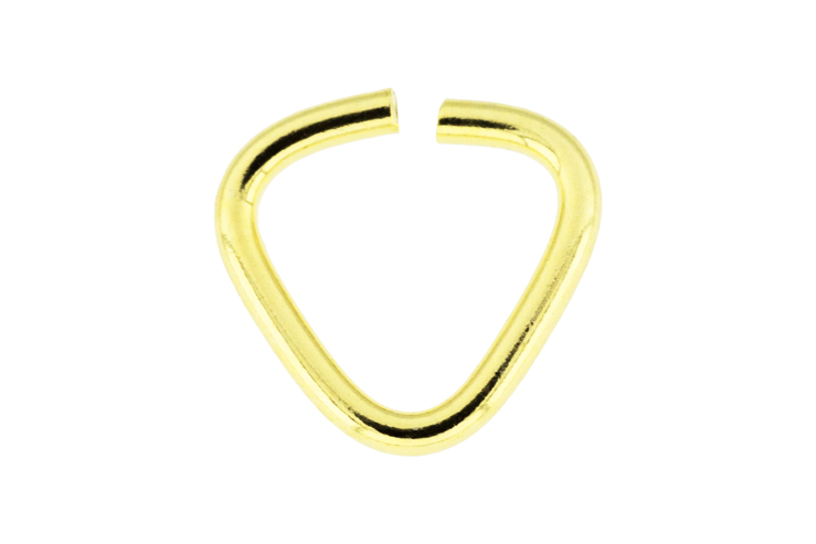 Silver 925  open triangle jump rings