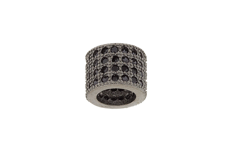 Entrepieza plata 925 zirconita 4 lineas 