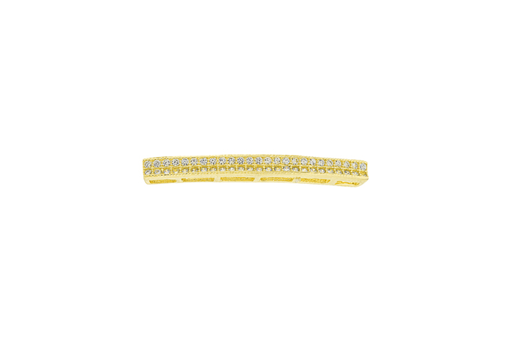 [099130002ZBL] Silver 925 finding cz (White, Gold plated)