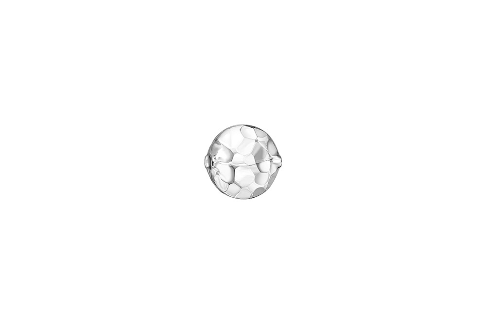 Entrepieza plata 925 lenteja martele pasante 