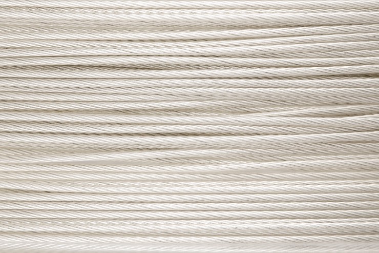 Nylon coated stainless steel wire