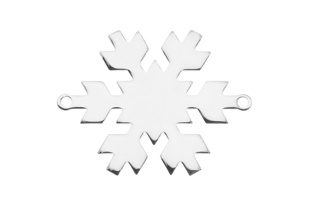 Entrepieza plata 925 copo de nieve 