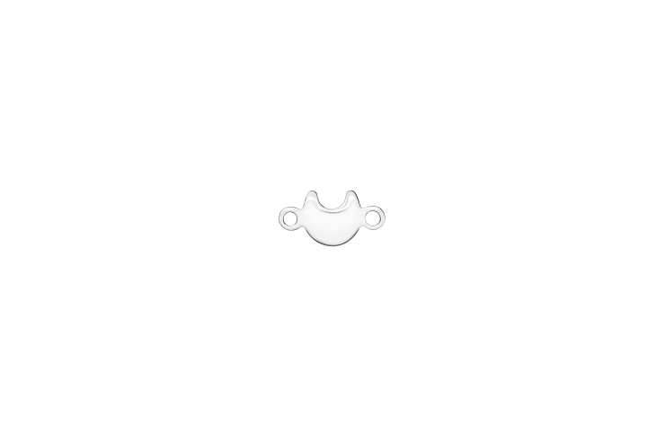 [1082300000PL] Silver 925 finding moon (Sterling silver)