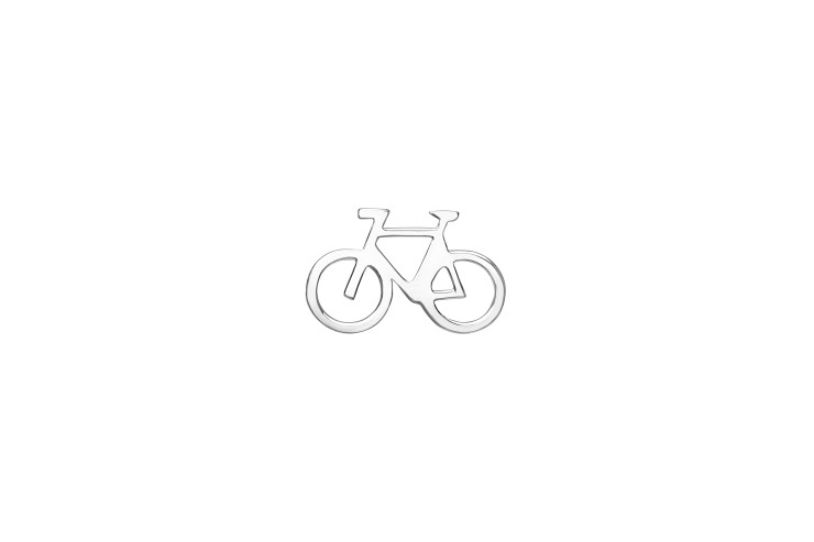 Entrepieza plata 925 bicicleta