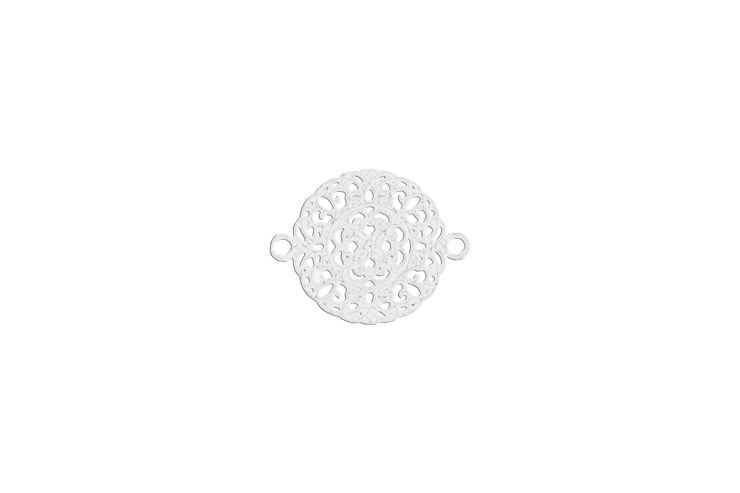 Silver 925 finding flower