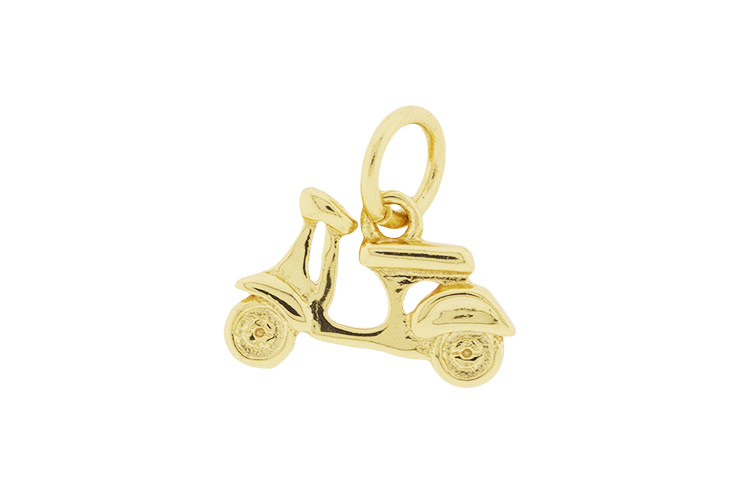 Charm plata 925 moto 