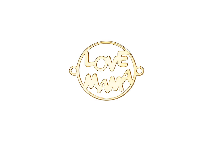 Entrepieza plata 925 love mama