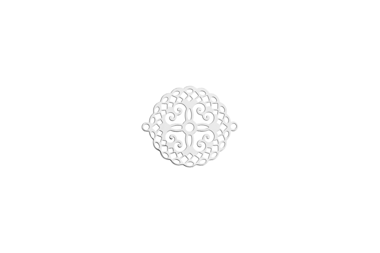 [1197300000PL] Entrepieza plata 925 mandala  (Plata)