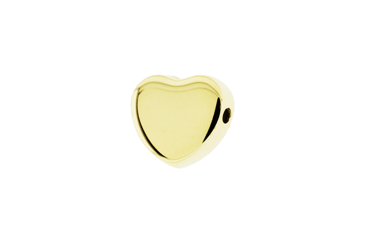 Entrepieza plata 925 corazon pasante 