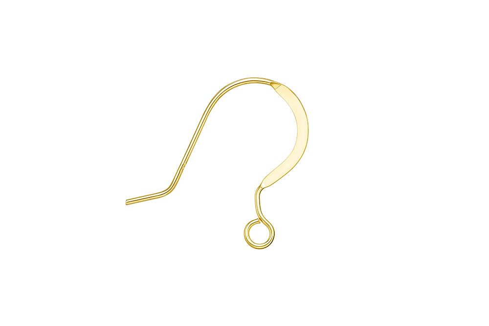 Gancho hippie plata 925 hilo chafado 