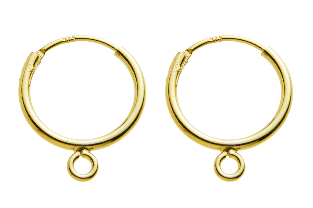 Silver 925 finding earring